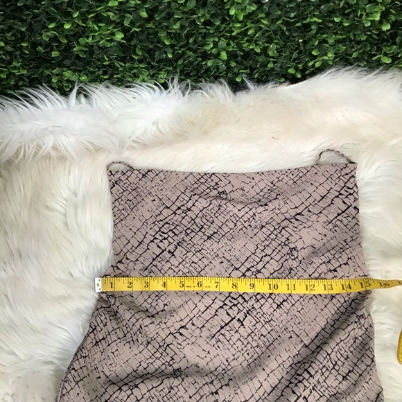 NWT beige and black cowl neck wide leg Jumpsuit - Picture 8 of 8